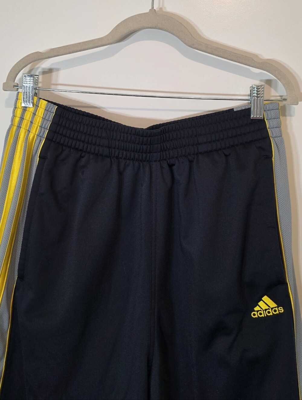 Vintage Adidas Warm Up Basketball Athletic Pants Classic Baggy Navy Size Large - Picture 3 of 13